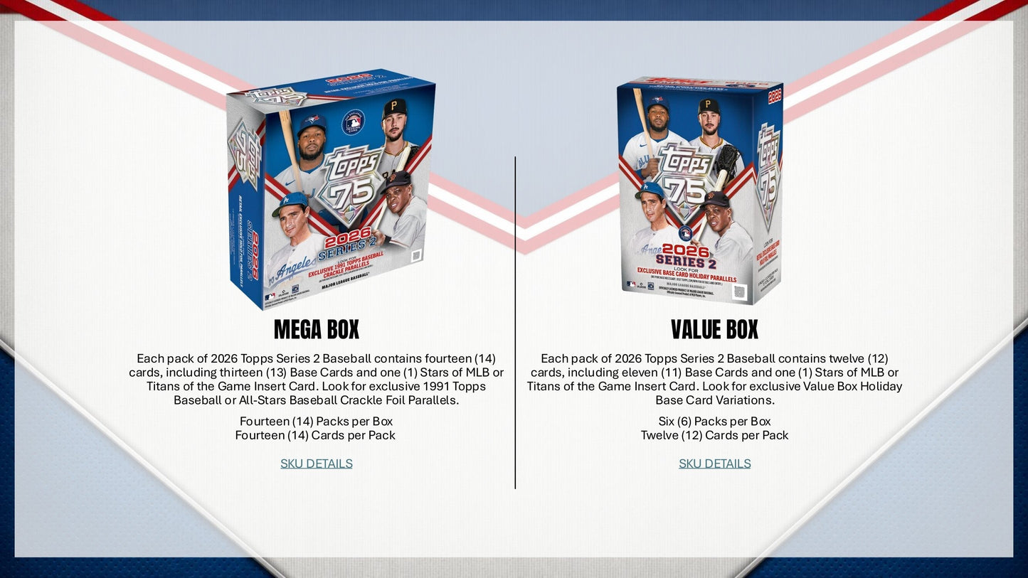 2026 Topps Series 2 Baseball Hobby Box