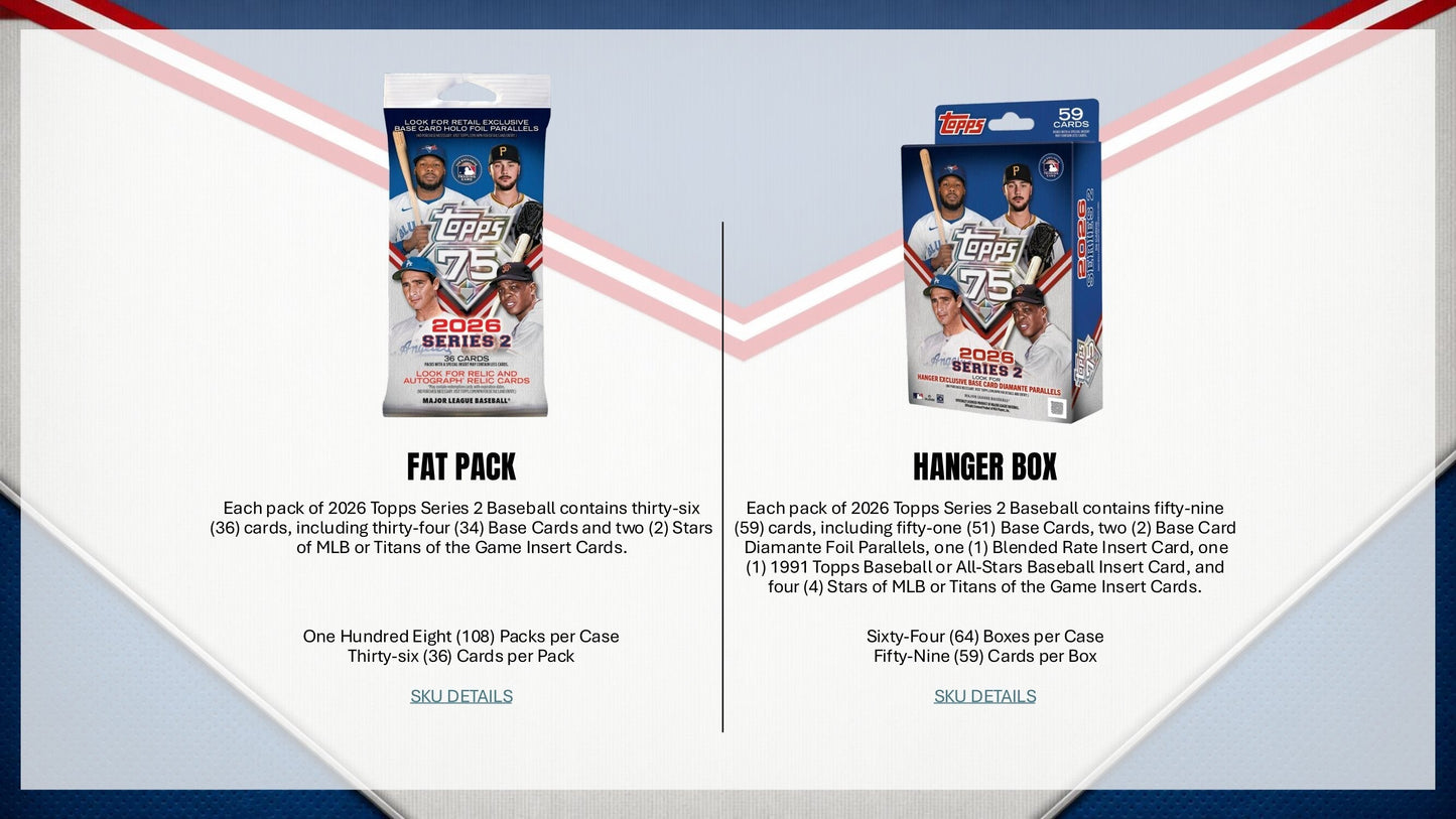 2026 Topps Series 2 Baseball Hobby Box